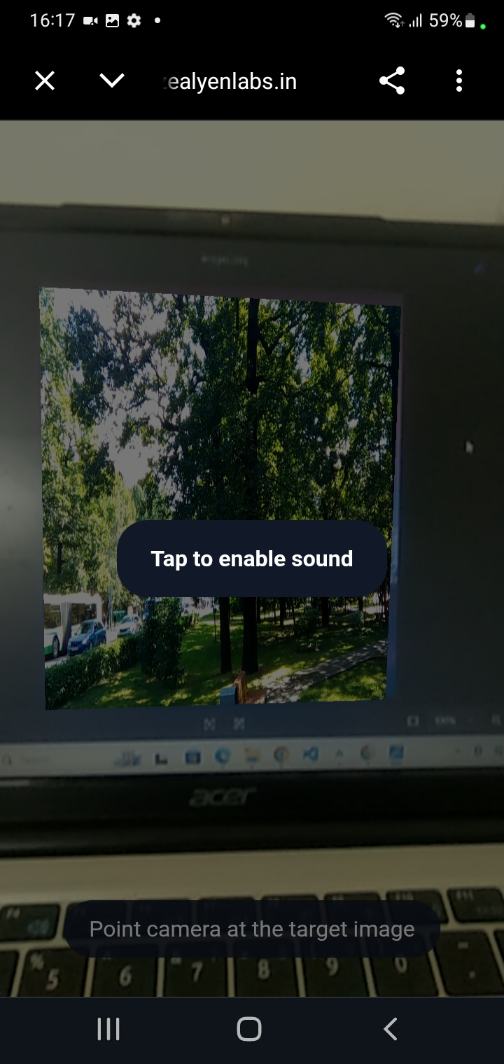 Scan a photo and view its AR video